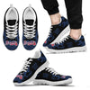 Tribal Flames Pattern Atlanta Braves Sneakers