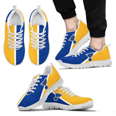 Dynamic Aparted Colours Beautiful Logo St. Louis Blues Sneakers