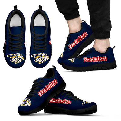 Magnificent Nashville Predators Amazing Logo Sneakers