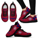 Pattern Logo Slide In Line Montreal Canadiens Sneakers