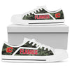 Simple Camo Calgary Flames Low Top Shoes