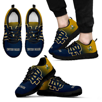 Colorful Unofficial Notre Dame Fighting Irish Sneakers