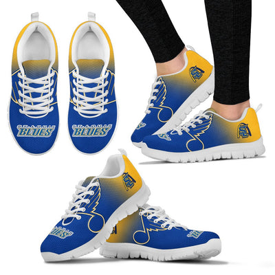 Colorful Unofficial St. Louis Blues Sneakers