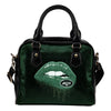 Beautiful Lips Elegant Logo New York Jets Shoulder Handbags