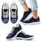 Tribal Flames Pattern Tampa Bay Lightning Sneakers