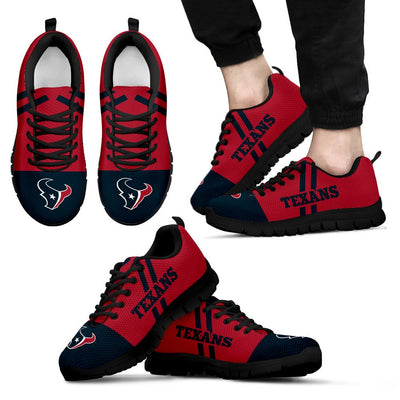 Line Stripe Logo Bottom Houston Texans Sneakers