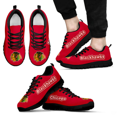 Magnificent Chicago Blackhawks Amazing Logo Sneakers