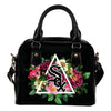 Cute Chicago White Sox Shoulder Handbags Floral Rose Valentine Logo