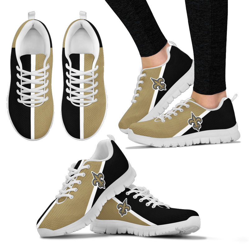 Dynamic Aparted Colours Beautiful Logo New Orleans Saints Sneakers