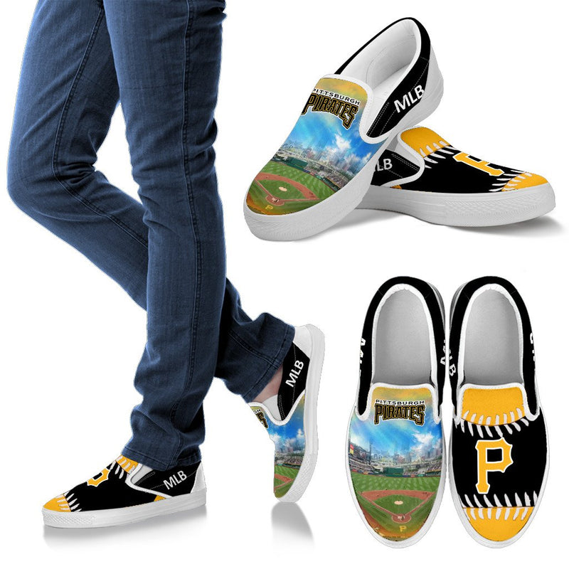 Proud Of Stadium Pittsburgh Pirates Slip-on Shoes