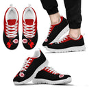 Cute Cupid Angel Background Cincinnati Reds Sneakers