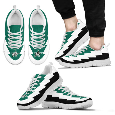 Jagged Saws Creative Draw Dallas Stars Sneakers