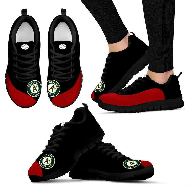 Valentine Love Red Colorful Oakland Athletics Sneakers