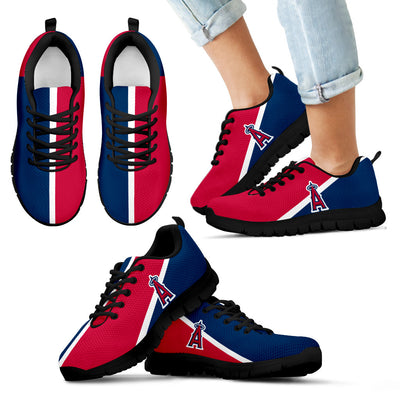 Dynamic Aparted Colours Beautiful Logo Los Angeles Angels Sneakers