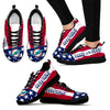 Proud Of American Flag Three Line Miami Dolphins Sneakers