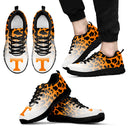 Leopard Pattern Awesome Tennessee Volunteers Sneakers