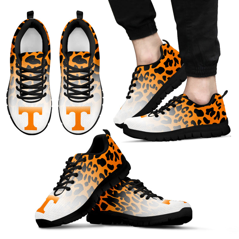 Leopard Pattern Awesome Tennessee Volunteers Sneakers