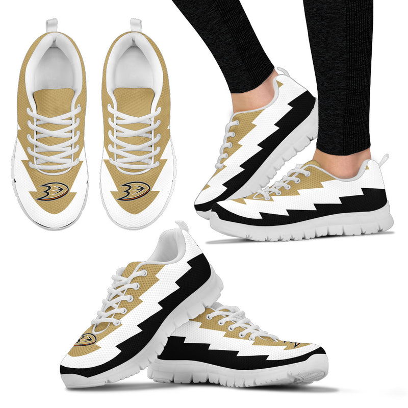 Jagged Saws Creative Draw Anaheim Ducks Sneakers