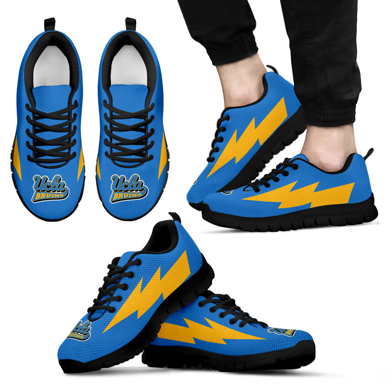 Lovely Style UCLA Bruins Sneakers Thunder Lightning Amazing Logo