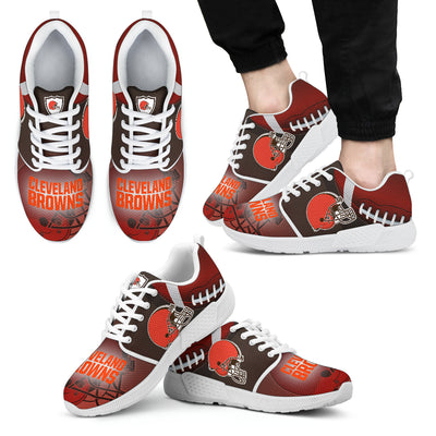 Awesome Cleveland Browns Running Sneakers For Football Fan