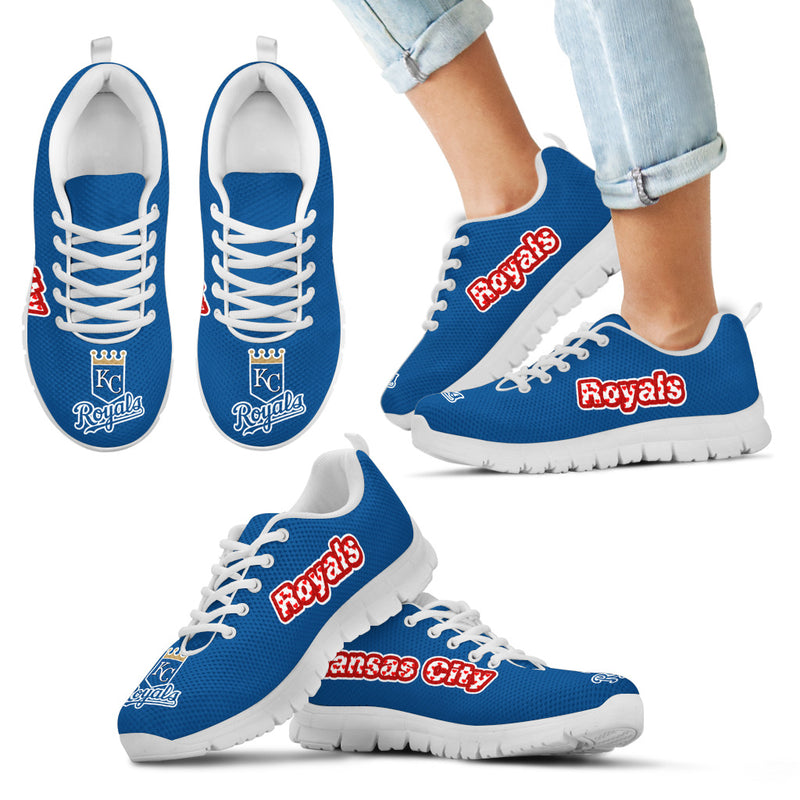 Magnificent Kansas City Royals Amazing Logo Sneakers