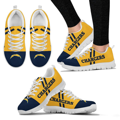 Line Stripe Logo Bottom Los Angeles Chargers Sneakers