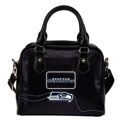 Fancy Seattle Seahawks Fashion Logo Lighting Cosy Shoulder Handbags