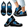 Mystery Straight Line Up Detroit Lions Sneakers