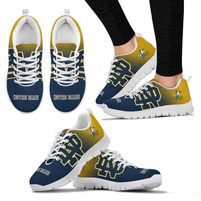 Colorful Unofficial Notre Dame Fighting Irish Sneakers