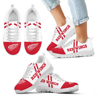 Line Stripe Logo Bottom Detroit Red Wings Sneakers