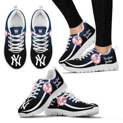 Mystery Straight Line Up New York Yankees Sneakers