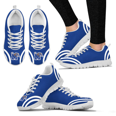 Lovely Curves Stunning Logo Icon Memphis Tigers Sneakers