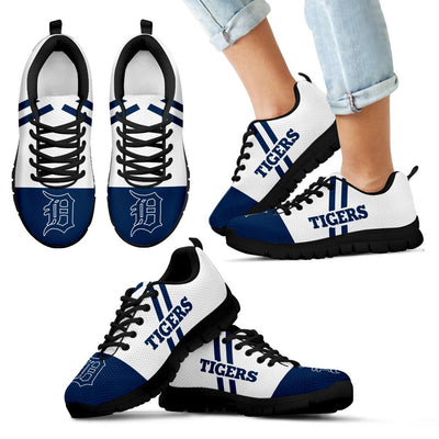 Line Stripe Logo Bottom Detroit Tigers Sneakers