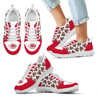 Great Football Love Frame Cincinnati Reds Sneakers