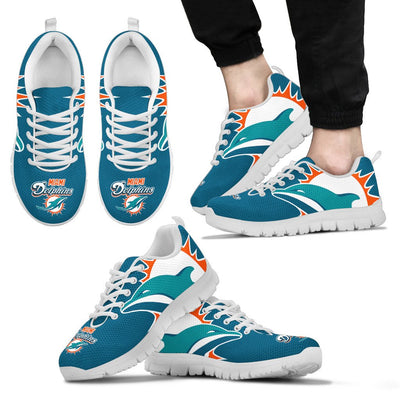 Gorgeous Logo Miami Dolphins Sneakers