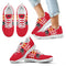Vertical Two Line Mixed Helmet Calgary Flames Sneakers