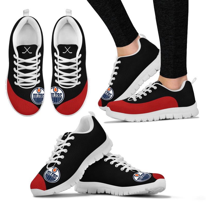 Valentine Love Red Colorful Edmonton Oilers Sneakers