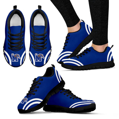 Lovely Curves Stunning Logo Icon Memphis Tigers Sneakers