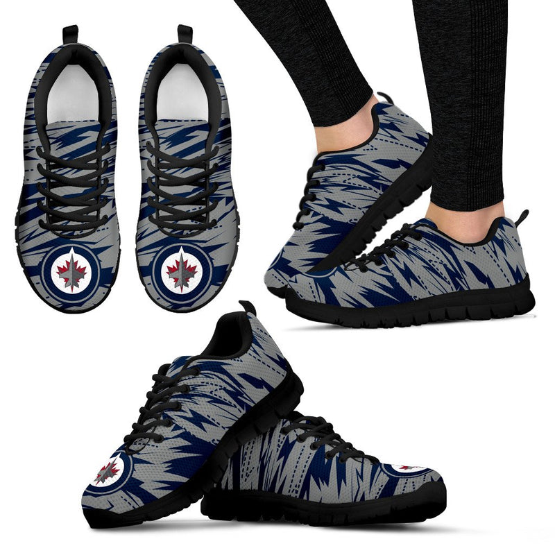 Brush Strong Cracking Comfortable Winnipeg Jets Sneakers