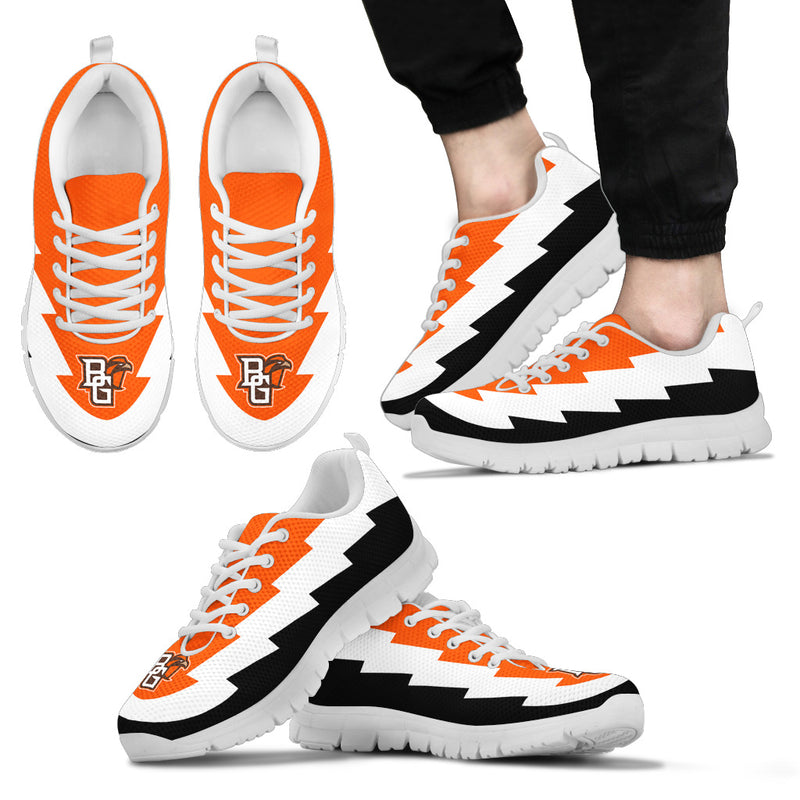 Cute Bowling Green Falcons Sneakers Jagged Saws Creative Draw