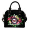 Floral Rose Valentine Logo Washington Nationals Shoulder Handbags