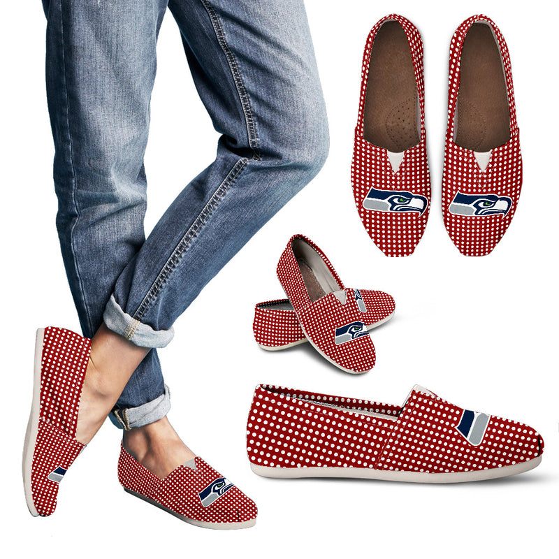 Red Valentine Cosy Atmosphere Seattle Seahawks Casual Shoes