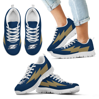 Gorgeous Style Akron Zips Sneakers Thunder Lightning Amazing Logo