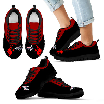 Cute Cupid Angel Background Washington Capitals Sneakers