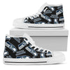 Script Logo Pattern Seattle Seahawks High Top Shoes