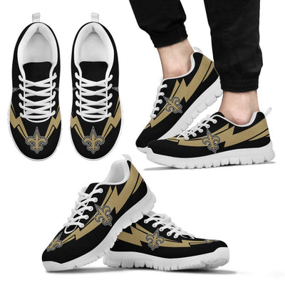 Three Amazing Good Line Charming Logo New Orleans Saints Sneakers