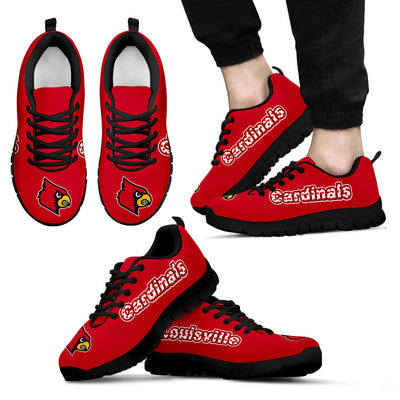 Magnificent Louisville Cardinals Amazing Logo Sneakers