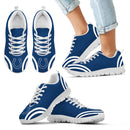 Lovely Curves Stunning Logo Icon Indianapolis Colts Sneakers