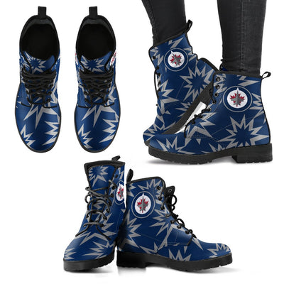 Dizzy Motion Logo Winnipeg Jets Boots