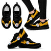 Three Amazing Good Line Charming Logo Pittsburgh Steelers Sneakers